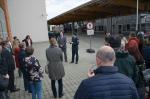 Uczestnicy posiedzenia Komitetu Sterującego Celbet podczas wizyty na przejściu granicznym w Budomierzu.